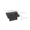 POPETPOP 12pcs Small Plastic Speaker Handles for Audio Equipment Recessed Design Easy to Install for Stage Speakers and Loudspeakers view 2