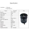 Industrial CCTV Lens 12mm HD 5MP C-Mount Aperture F1.6 Image Format 2/3 Inch for Surveillance Security IP Cameras view 4