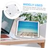 Angoily Adjustable Foldable Tablet Stand Portable Desk Holder for Phones Tablets Ergonomic Design for Home Office School Use Height Adjustable Durable Material Strong Compatibility view 3