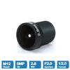 5.0Megpixel CCTV Camera Lens 2.8mm M12 Interface Fixed Aperture F2.0 1/2.5" for HD Security IP Cameras view 2