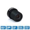 5.0Megpixel CCTV Camera Lens 2.8mm M12 Interface Fixed Aperture F2.0 1/2.5" for HD Security IP Cameras view 3