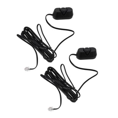 HEALLILY 2pcs Car Amplifier Subwoofer Remote Volume Controller Volume Control Knob for Power Amplifier