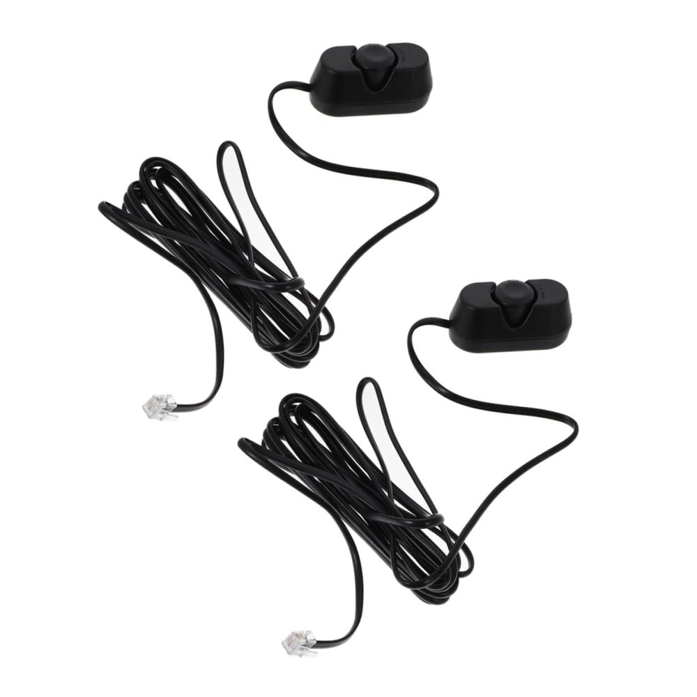 HEALLILY 2pcs Car Amplifier Subwoofer Remote Volume Controller Volume Control Knob for Power Amplifier