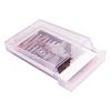 3 Inch Instant Camera Photo Storage Box with Glitter PC Mini Photo Holder Case, Portable Photo Organizer for Wedding, Baby, Family Photos (Purple Transparent Glitter) view 4