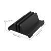 ARTIBETTER Adjustable Laptop Stand with Dual Slots Vertical Tablet Holder for Desk Organization Nonslip Padded Support for Laptops and Tablets Optimizes Workspace and Reduces Clutter view 2