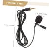 DECHOUS 2pcs Lapel Microphone for Recording Clip Interview Mic for Video Recording Vlogging and Classroom Use High Sensitivity Durable Material view 2