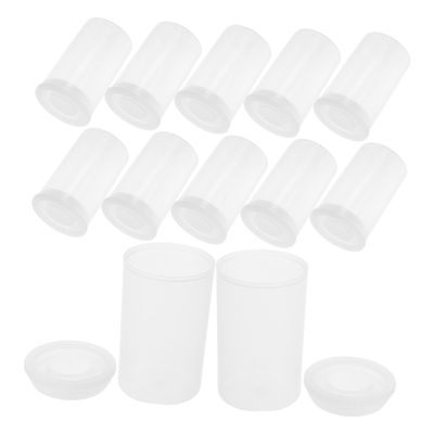 POPETPOP 200pcs Film Canisters Caps Airtight Seal Storage Boxes for Camera Reel Coins Keys Sewing Film Portable Plastic Cases