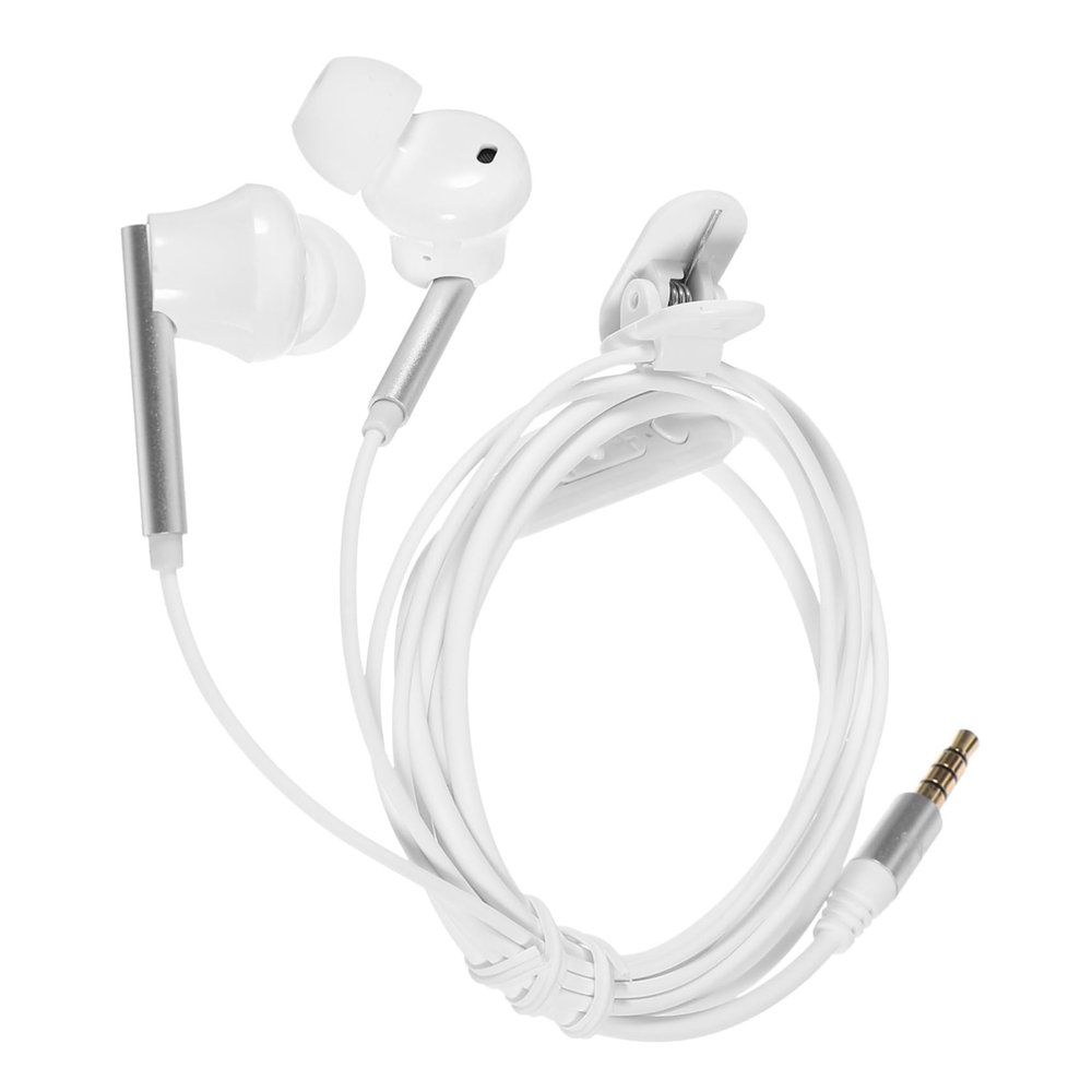 Holibanna Wired Earbuds Microphone for Sports Noise Cancelling in-Ear Headphones Gym Running Earphones Compatible Mobile Phones 3.5mm Jack