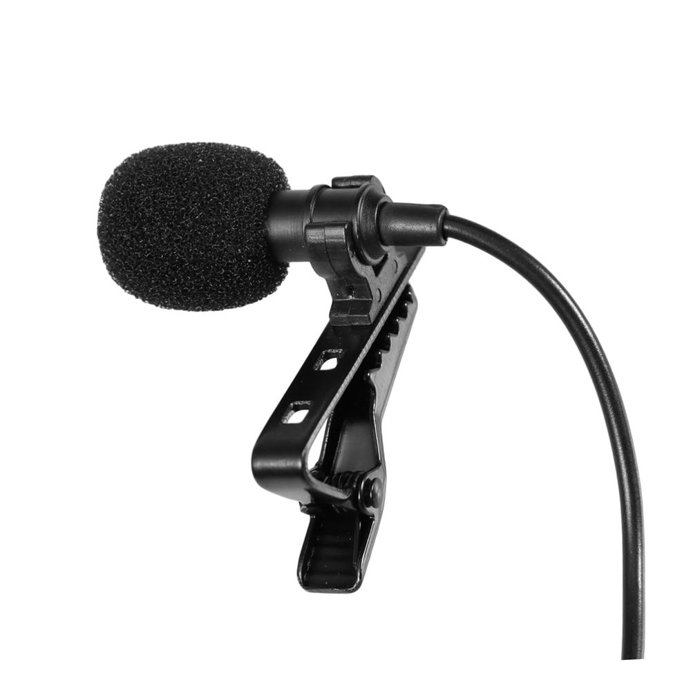 Toddmomy Mini Microphone for Phone Recording Clip-on Laptop Pc Microphone 3.5mm Jack Vlogging Mic Hands- Lecture Speaker