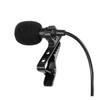 Toddmomy Mini Microphone for Phone Recording Clip-on Laptop Pc Microphone 3.5mm Jack Vlogging Mic Hands- Lecture Speaker view 1