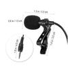 Toddmomy Mini Microphone for Phone Recording Clip-on Laptop Pc Microphone 3.5mm Jack Vlogging Mic Hands- Lecture Speaker view 2