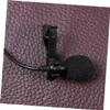 Toddmomy Mini Microphone for Phone Recording Clip-on Laptop Pc Microphone 3.5mm Jack Vlogging Mic Hands- Lecture Speaker view 4