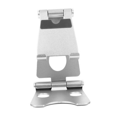 Angoily 1pc Aluminum Tripod Mobile Phone Holder Tablet Stand Folding Desktop Phone Rack