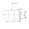 HD 3MP CCTV Lens Varifocal 5-50mm CS-Mount Format 1/2.7 Inch Aperture F1.6 Suitable for Surveillance Security Camera view 4