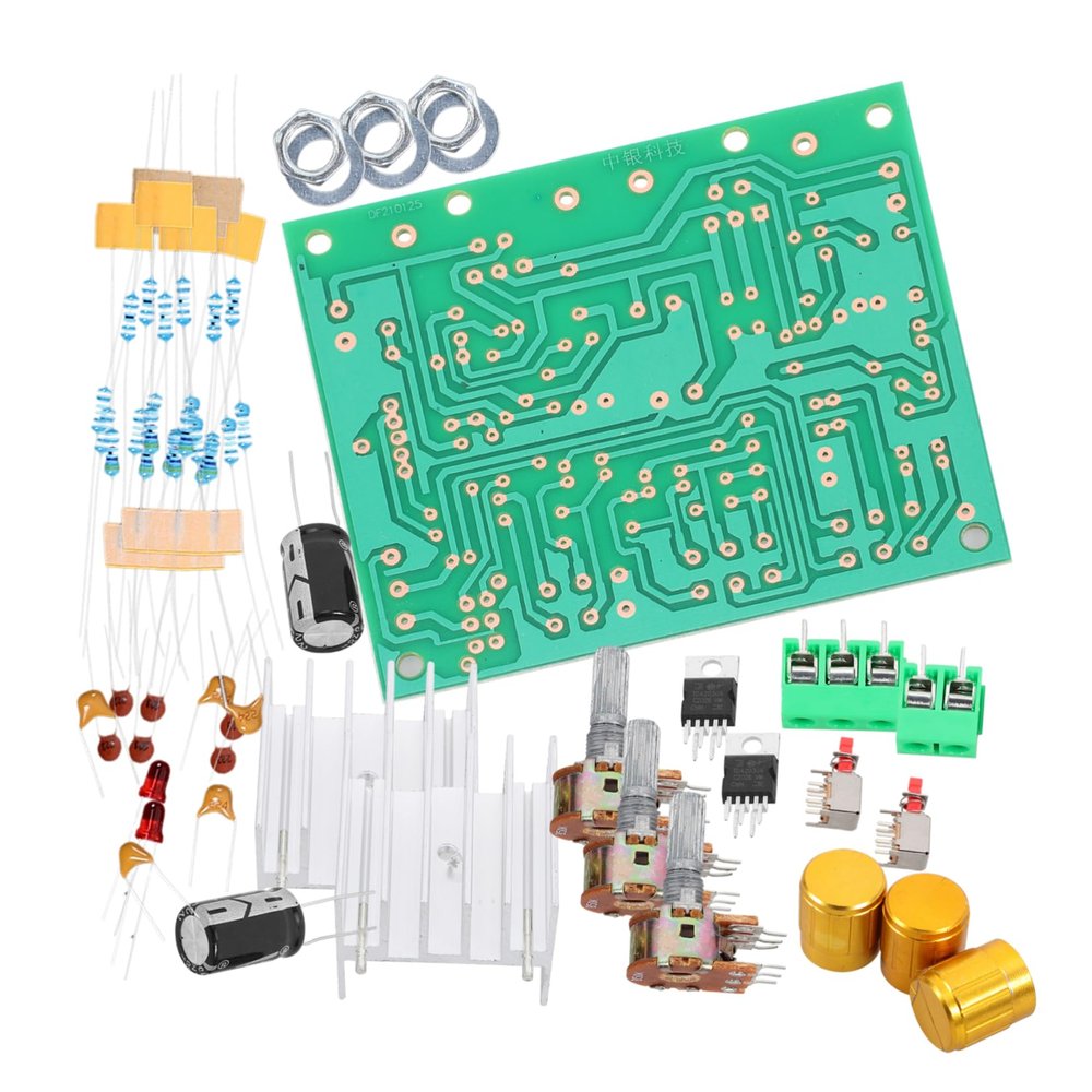 ASAKKURA 1set Dual Channel Stereo Amplifier Board for Elegant Design Easy Assembly Construction for Subwoofer Projects