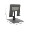 Angoily Desk Tablet Stand Metal Folding Non-Slip Phone Holder for Laptop Tablet view 2