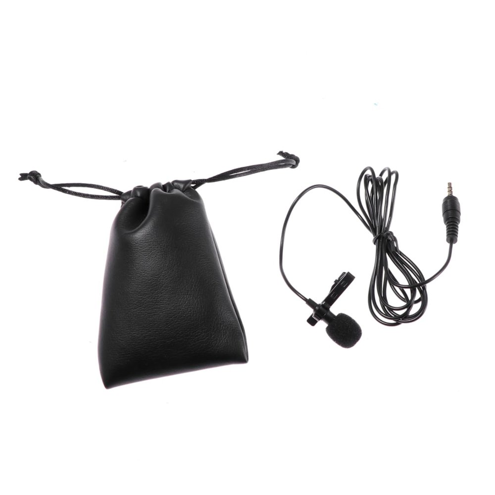 DECHOUS Mobile Phone Clip Lavalier Condenser Mic Jack for Pc Computer Podcasting Boys and Girls Recording