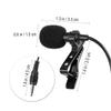 DECHOUS Mobile Phone Clip Lavalier Condenser Mic Jack for Pc Computer Podcasting Boys and Girls Recording view 2