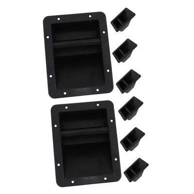 DOITOOL 8pcs Speaker Carry Handle Replacement Plastic Grip for of Audio Equipment for Stage Speakers and Cabinets