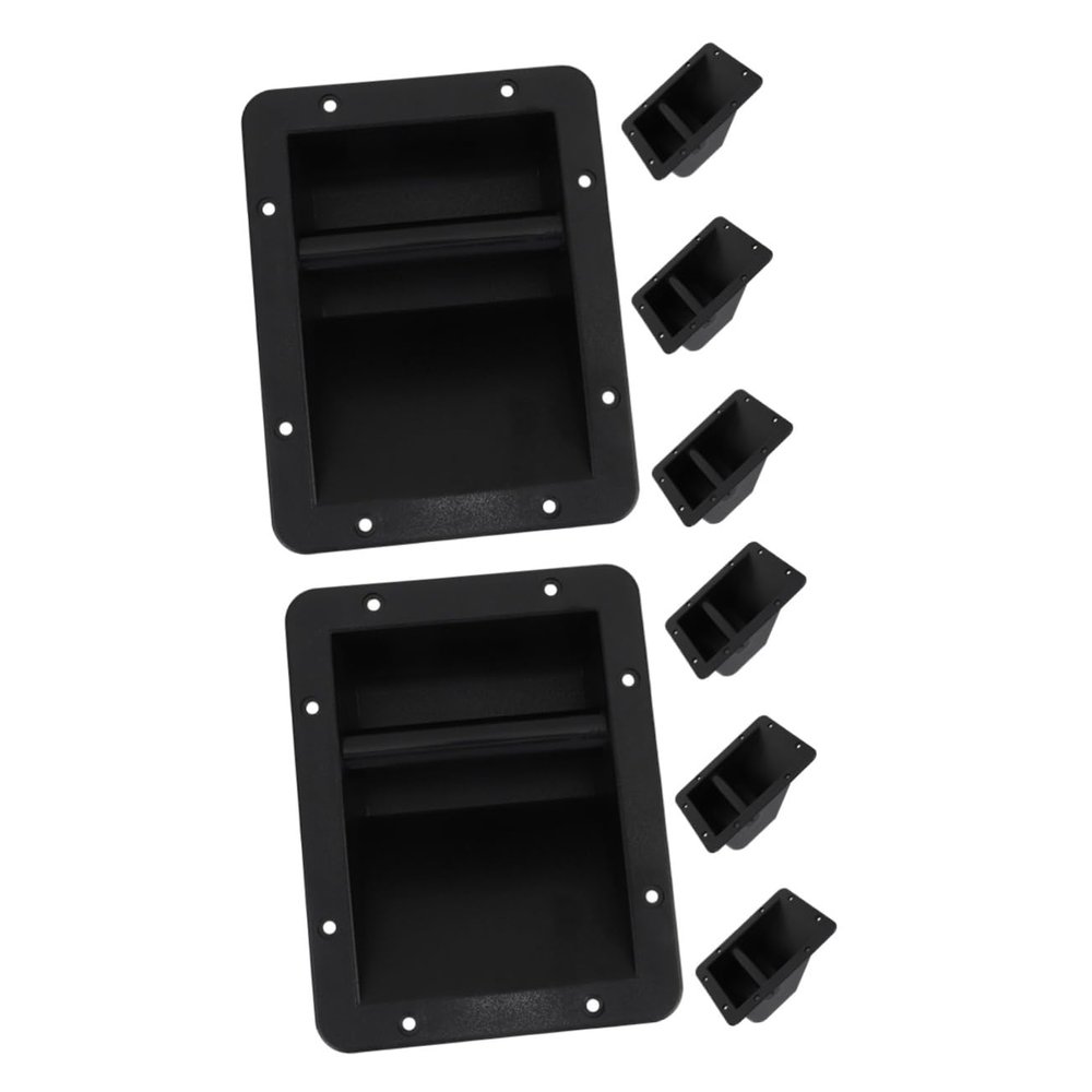 DOITOOL 8pcs Speaker Carry Handle Replacement Plastic Grip for of Audio Equipment for Stage Speakers and Cabinets
