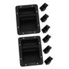 DOITOOL 8pcs Speaker Carry Handle Replacement Plastic Grip for of Audio Equipment for Stage Speakers and Cabinets view 1