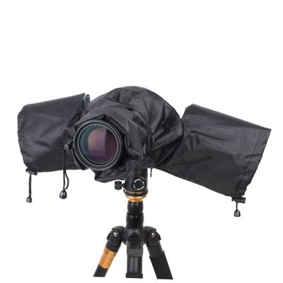 Holibanna Camera Rain Cover Elastic Rope Fixed Lens Protector Waterproof Rainproof Cover for Outdoor Use