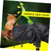Holibanna Camera Rain Cover Elastic Rope Fixed Lens Protector Waterproof Rainproof Cover for Outdoor Use view 4
