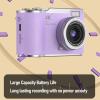 48MP Digital Zoom Camera, 1080P Resolution, 18X Electronic Zoom with LED Fill Light, for Selfie Taking and Content Previewing (Purple) view 4