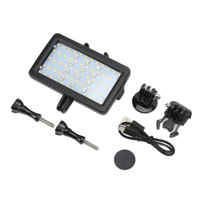 Nutriess Underwater LED Video Light 8 Modes Hero 9 Action Camera Diving Fill Light RGB Photography 20m Depth
