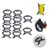Angoily 10pcs Cord Winder Extension Cord Storage Reel Line Winder for Desk Organizer Hide Wires Wall Mount view 4
