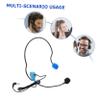 GALPADA Headset Microphone for Speaking and Recording Lightweight Adjustable Design for Interviews Teaching and Podcasting High-Fidelity Audio Quality for Sound view 3