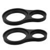 COMPUKAS Versatile Car Speaker Mounting Brackets Plastic Material Enhance Sound Quality Easy to Install for Diy Modifications view 1