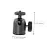 TEHAUX Tripod Head for Camera Aluminum Alloy 360 Rotation Projector Tripod Adapter Light Stand Mount view 2