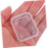 TEHAUX 20pcs Transparent Memory Card Holder Case Lightweight Storage for Memory Cards and More Protects Against Dirt and Water for Travel and Organization view 3