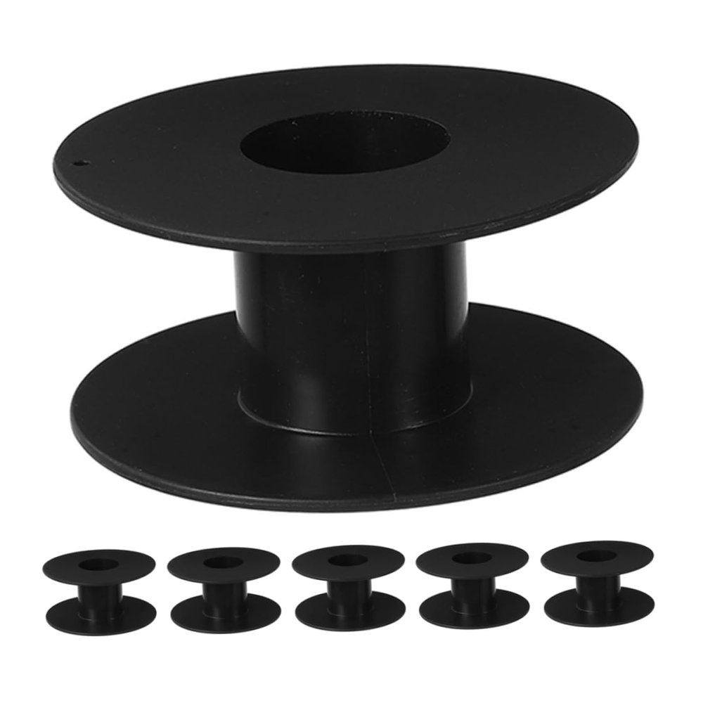 Cabilock 6pcs Plastic Wire Spool Cord Organizer for Appliances Cable Storage Reel Extension Cord Management Spool Wire Reel for Soldering Easy to Use Home Office