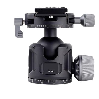 44mm Ball Head Camera Tripod Monopod Mounting Adapter Quick Release Plate Aluminum Alloy Load Bearing 25kg