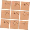 HOMSFOU 10pcs Envelope Kraft Cd Dvd Storage Holder Cd Cases Dvd Sleeves Kraft Paper Envelopes Organize Protect view 1