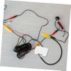 TEHAUX 3pcs Backup Camera Harness Input Reverse Camera Wire Harness DIY Friendly view 2