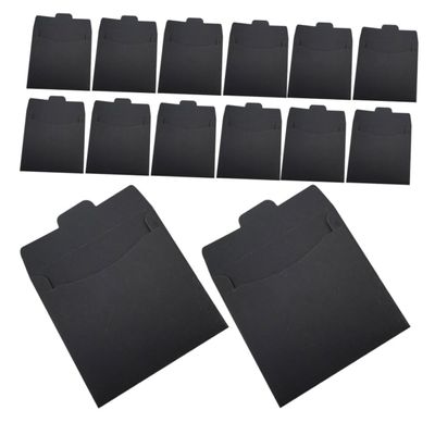 DOITOOL 100pcs Cd Packaging Sleeves Cd Dvd Kraft Paper Envelopes Cardboard Collection Display
