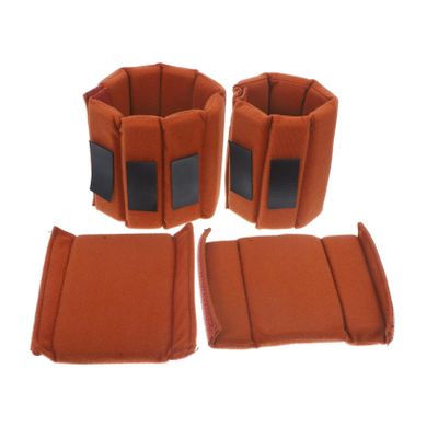 Mipcase 4pcs Camera Bag Inserts Dividers Padded Camera Pouch Bag Compartment Brown