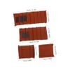 Mipcase 4pcs Camera Bag Inserts Dividers Padded Camera Pouch Bag Compartment Brown view 2