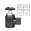 B-23 Mi/ni Tripod Ball Head Aluminum Alloy Metal 360 Degree Tripod Ball Head Panoramic Head W 1/4 Screw view 2