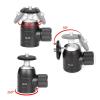 B-23 Mi/ni Tripod Ball Head Aluminum Alloy Metal 360 Degree Tripod Ball Head Panoramic Head W 1/4 Screw view 3