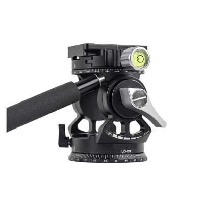 LD-1S Dual Panoramic Tripod Head Hydraulic Oil Video Damping Head is Used for Tripod Tripod Camera Bracket Mobile SLR(LD-2S)