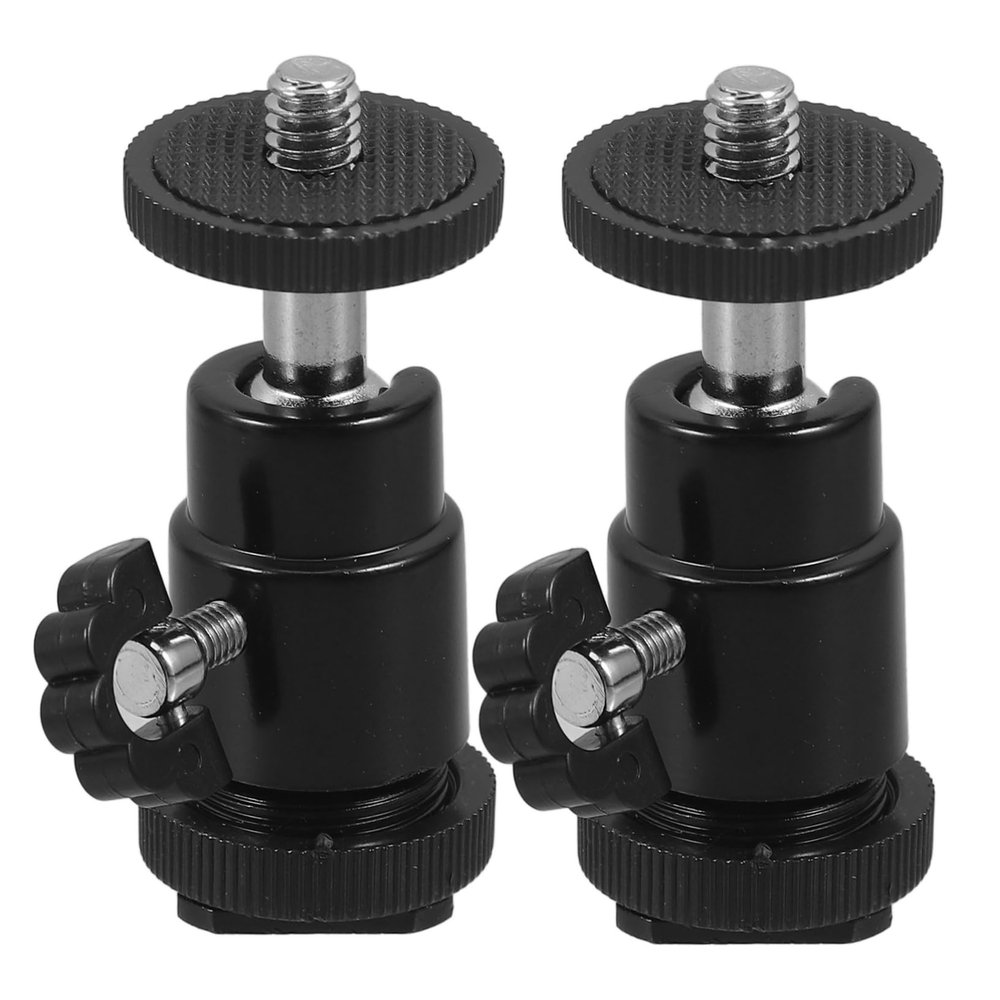 Mipcase 2pcs Aluminium Alloy Tripod Adapter for Camera and Projectors Mounting for Steady Support and Secure Placement