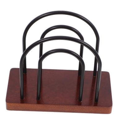 OHPHCALL Wooden Record Rack Cd Storage Vinyl Record Organizer Modern Display Stand