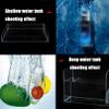 LGEOELIAS Acrylic Water Tank Transparent Underwater Suspension Shooting Deep and Shallow Water Tank, 6mm/0.24in Thick Photography Props Fish Tank Water Tank Tray view 2