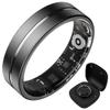 Smart Ring for Women Men, Fitness Ring with Steps, Distance & Calorie Count, Fitness Tracker with Sleep, Heart Rate, Blood Oxygen Real Time Monitor, Health Tracker IP68 Waterproof (Black, #13) view 1