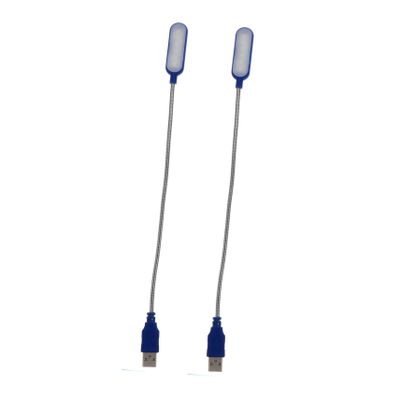 DOITOOL 2pcs Practical Laptop Computer USB Reading Lamps for Dorm Portable Laptop