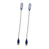 DOITOOL 2pcs Practical Laptop Computer USB Reading Lamps for Dorm Portable Laptop view 1
